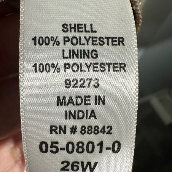 Woman Within Blue/Green/Tan Floral Tiered Boho Dress - Picture 3 of 7